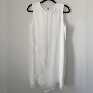 Versona Off White Shear Dress